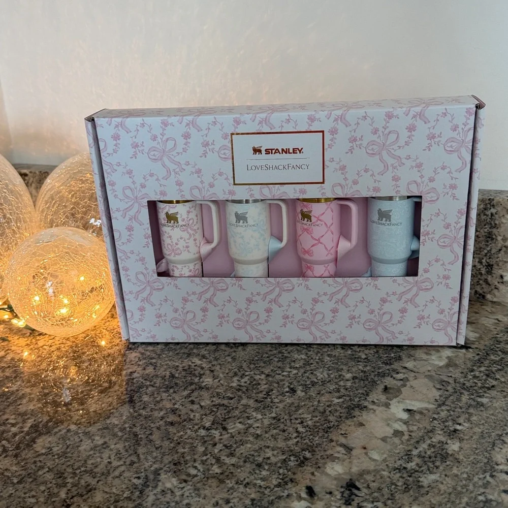 Stanley x LoveShackFancy Holiday Quencher ProTour Ornament Set